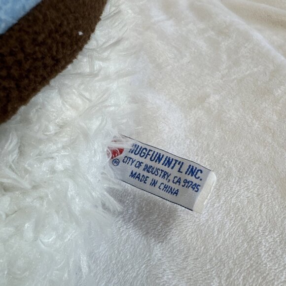 Hug Fun International WINTER PUPPY DOG w/ BLUE HOODIE SWEATER Stuffed Plush TOY - Picture 5 of 6